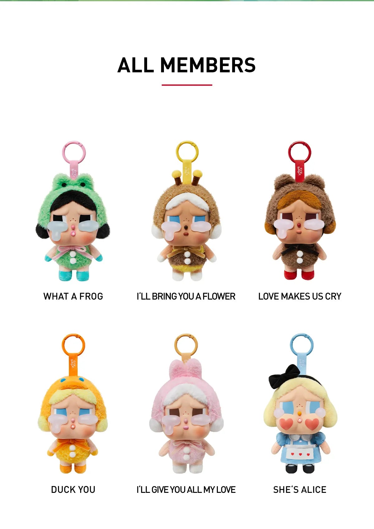 POP MART Crybaby Crying Again (Blind Box)
