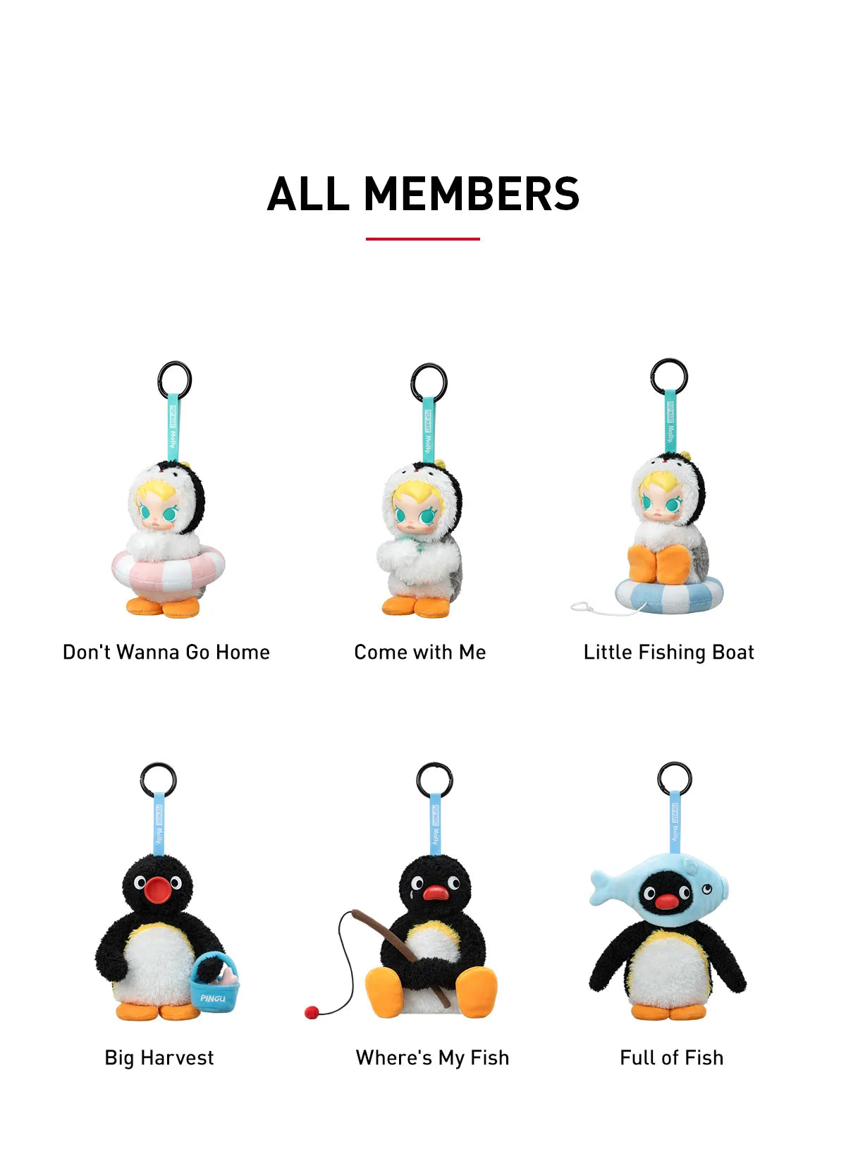 POP MART Baby Molly x Pingu Happy Fishing (Blind Box)