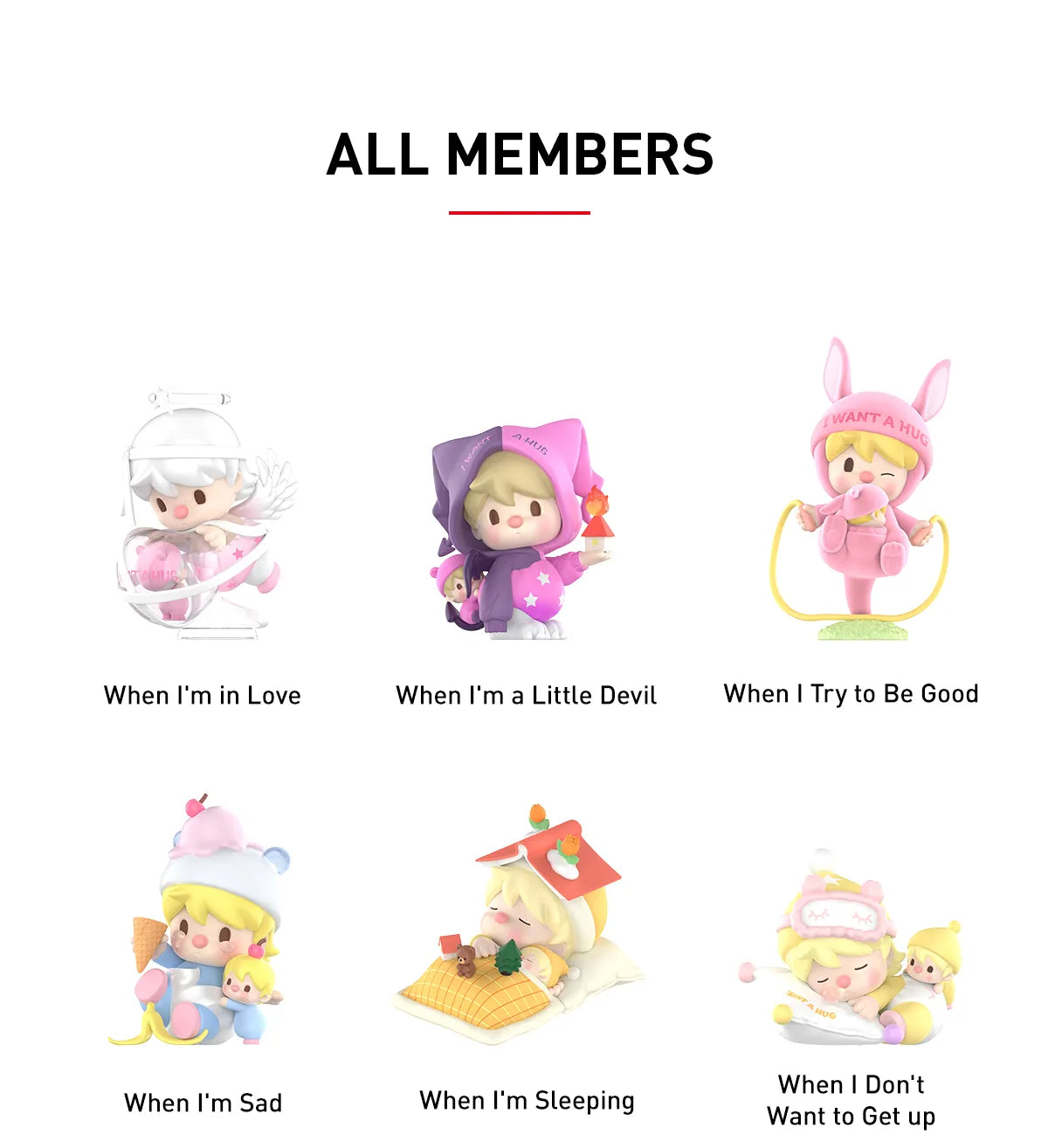 POP MART Sweet Bean I Want A Hug (Blind Box)
