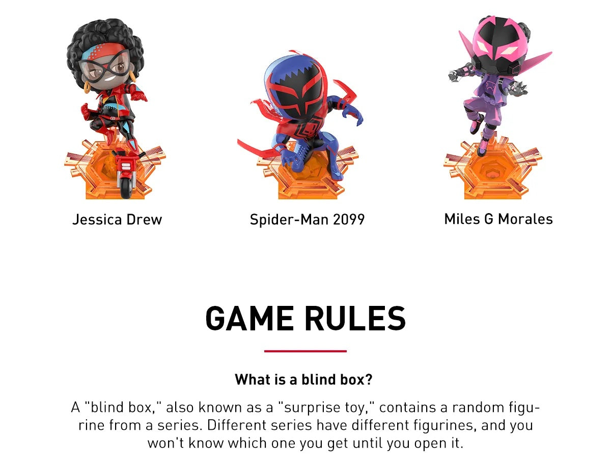 POP MART Spiderman Across the Spider Verse (Blind Box)