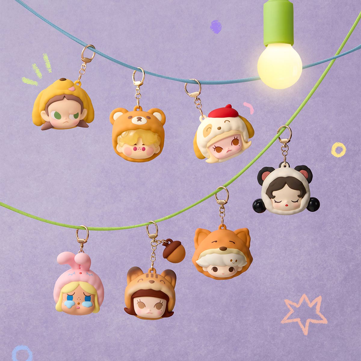 POP MART Pajama Party Earphone Bag | Pop Bean (Blind Box)