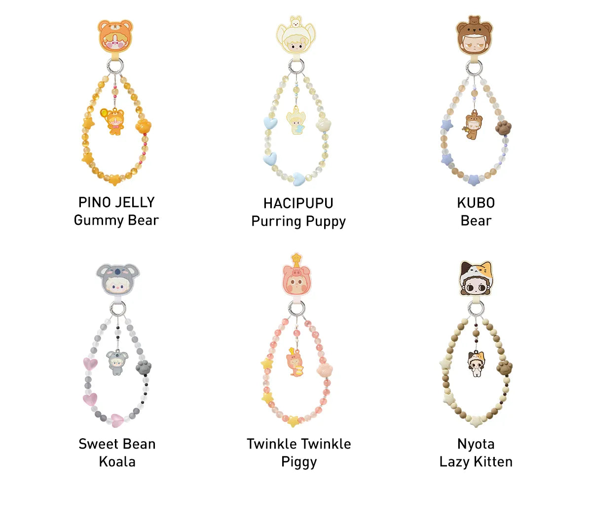 POP MART Pajama Party Phone Charm | Pop Bean (Blind Box)