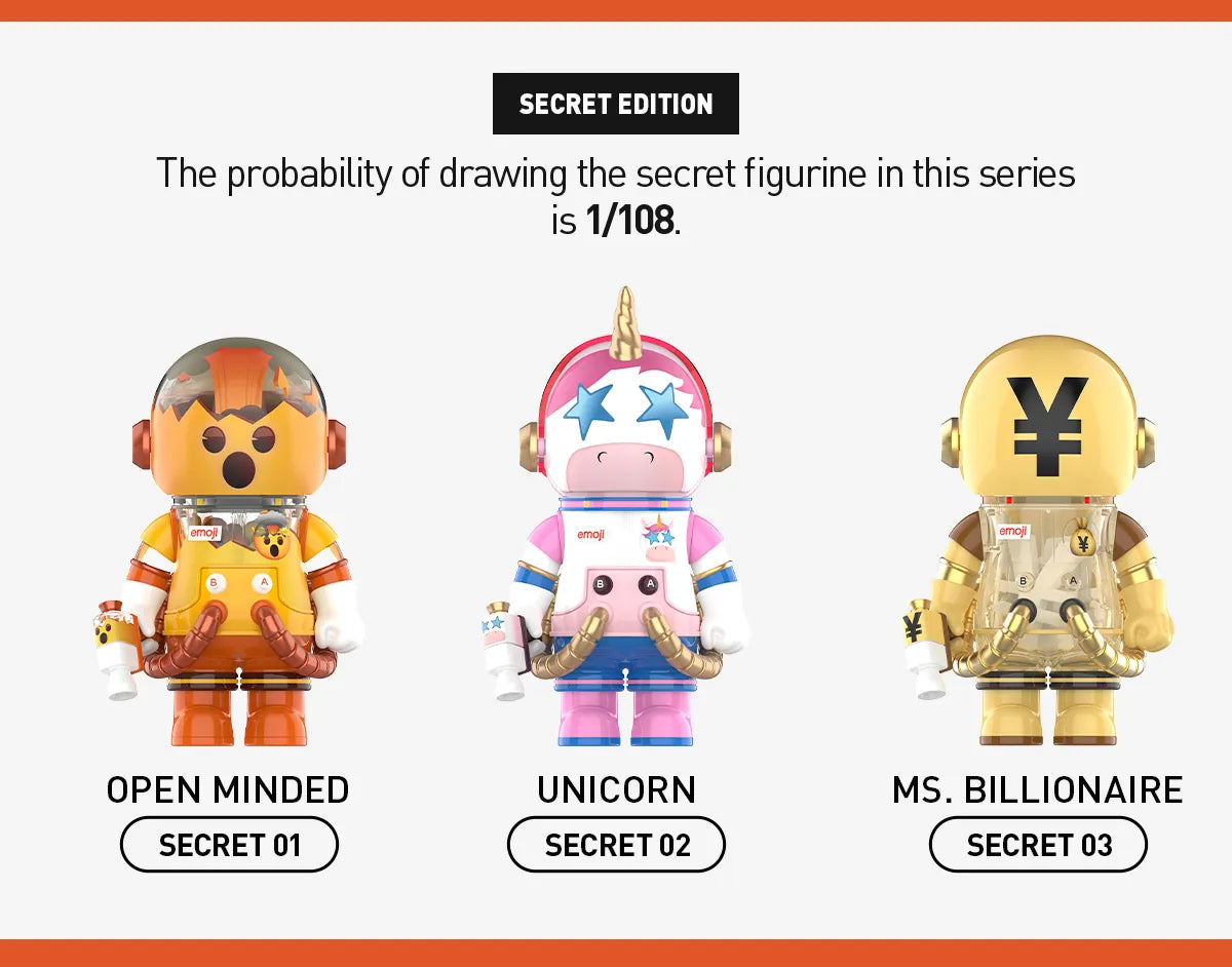 POP MART Mega Space Molly 100% x Emoji? (Blind Box)