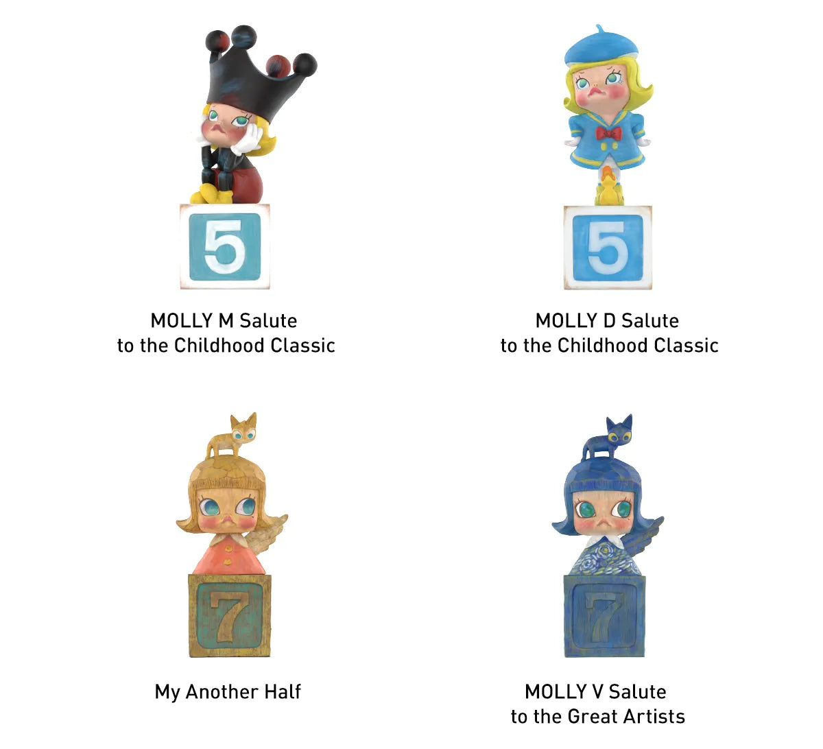 POP MART MOLLY Anniversary Statues Classical Retro (Blind Box)