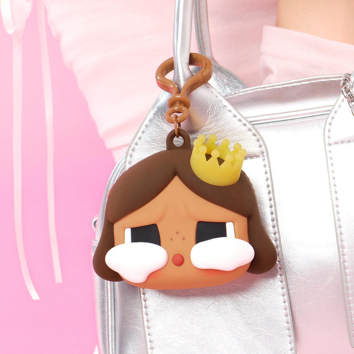 POP MART Crybaby Shiny Shiny | Earphone Case (Brown)