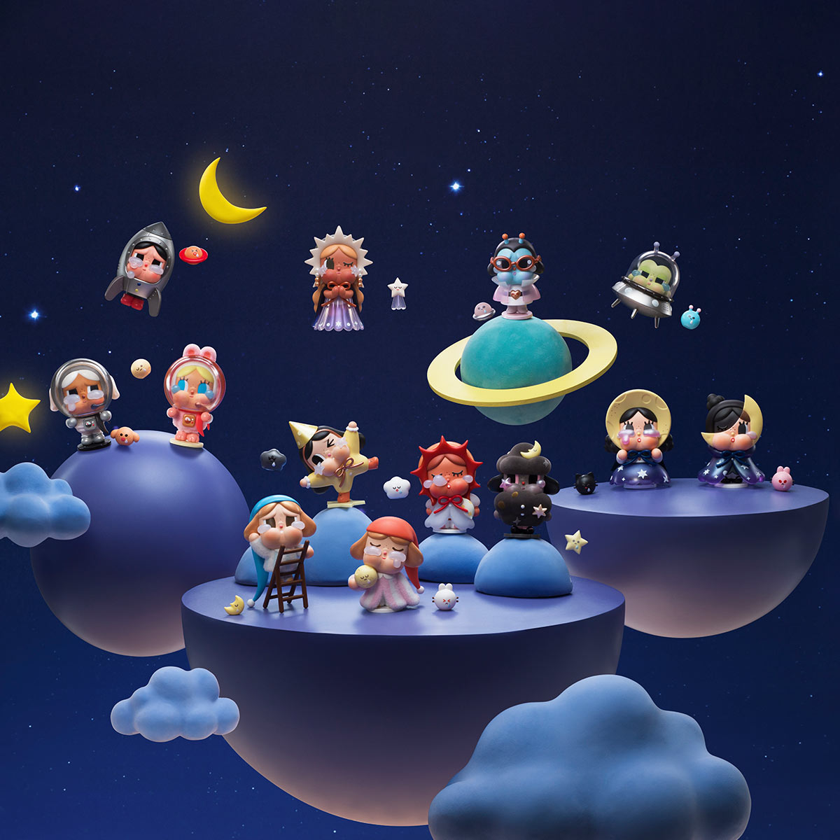 POP MART Crybaby Crying to the Moon (Blind Box)