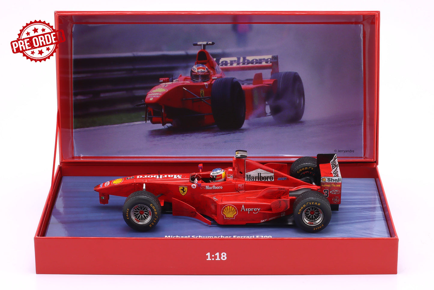WERK83 Ferrari F1 F300 #3 SPA 1998 Michael Schumacher | 3-Wheels 1:18 - PRE ORDER