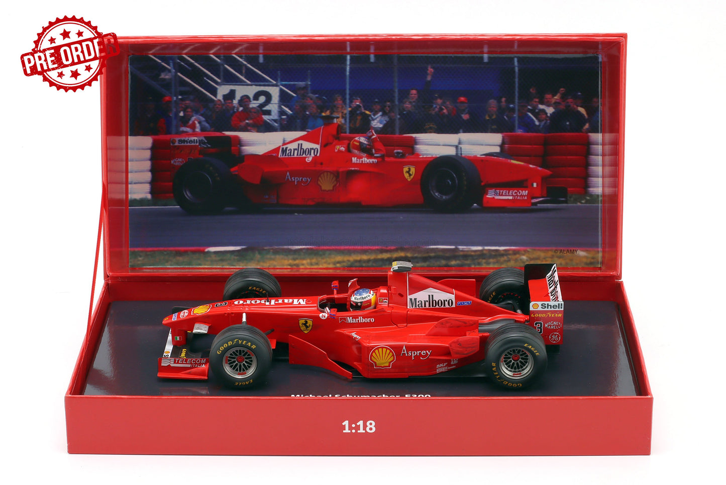 WERK83 Ferrari F1 F300 #3 Winner Canada GP 1998 | After Race Dirt 1:18 - PRE ORDER