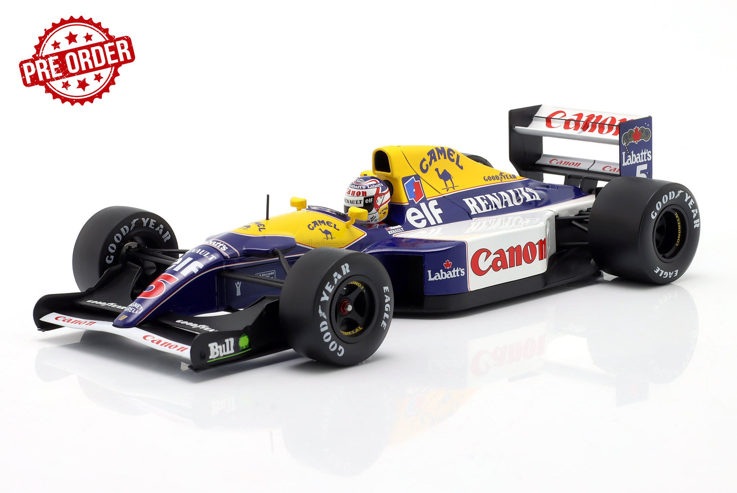WERK83 Williams F1 FW14B Renault #5 World Champion 1992 | Nigel Mansell 1:18 - PRE ORDER