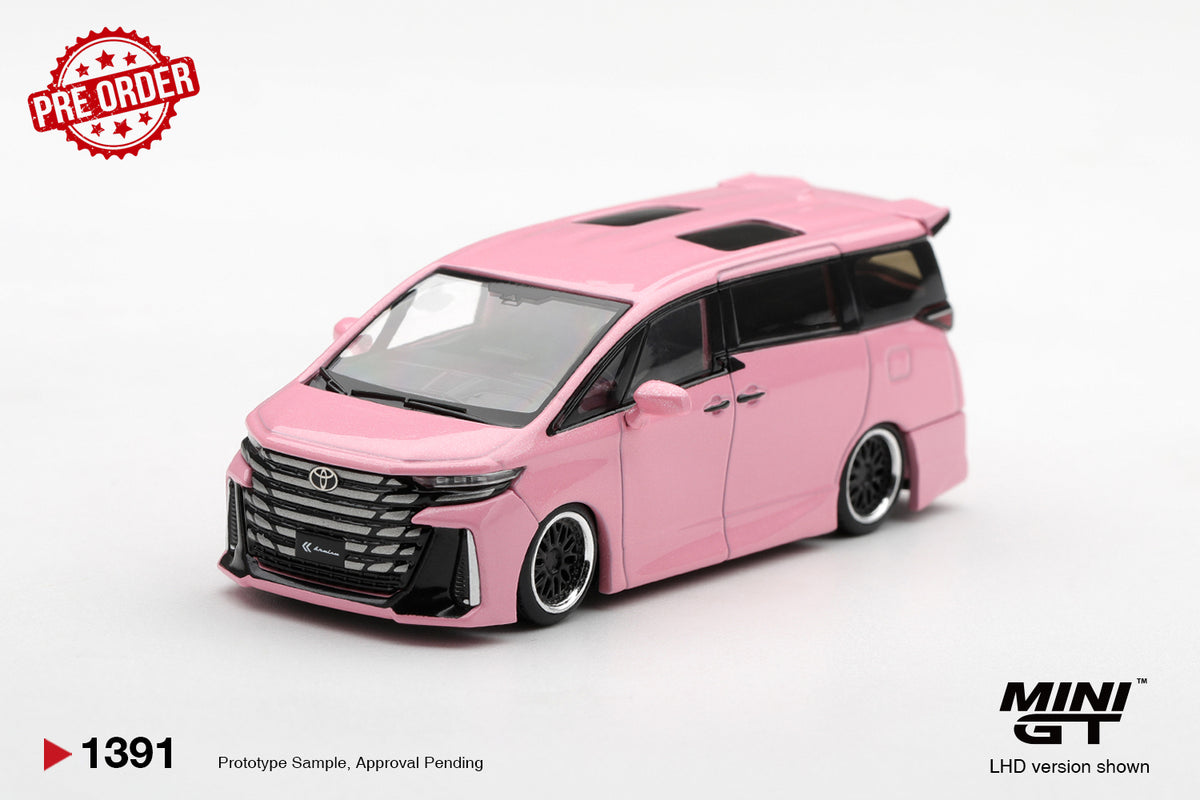 MINI GT Toyota Vellfire 40 KUHL Metallic Pink | 1391 - PRE ORDER