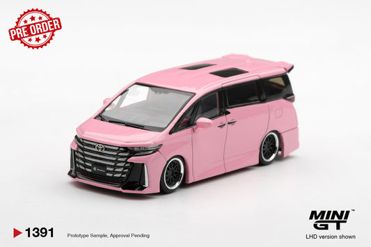 MINI GT Toyota Vellfire 40 KUHL Metallic Pink | 1391 - PRE ORDER
