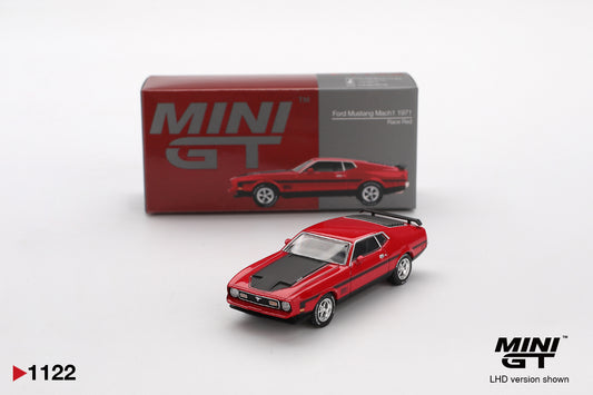 MINI GT Ford Mustang Mach1 1971 Race Red | 1122