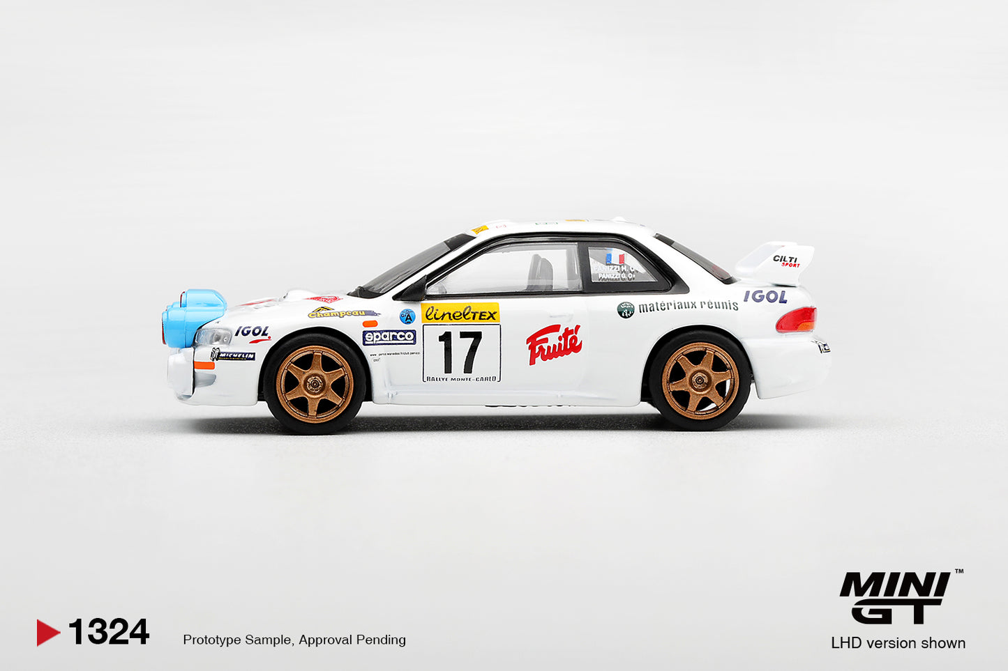 MINI GT Subaru Impreza WRC98 #17 1999 Rally Monte-Carlo | 1324 - PRE ORDER