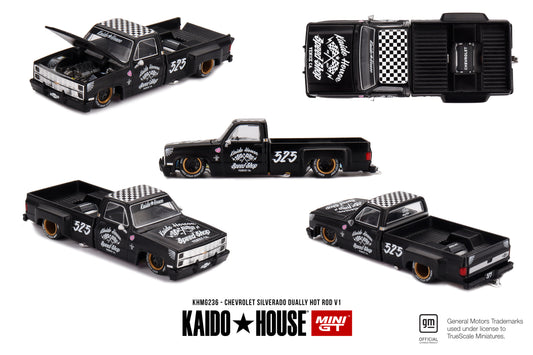 MINI GT Chevrolet Silverado Dually Hot Rod V1 | KHMG236 Kaido House