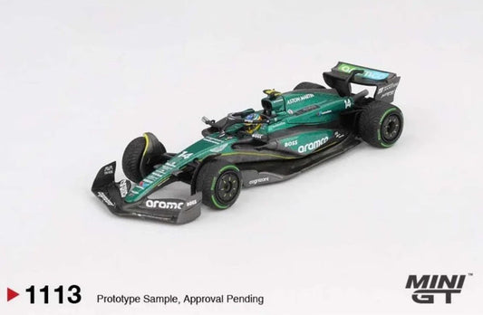 MINI GT Aston Martin F1 Aramco Fernando Alonso Canada GP 2024 | 1113
