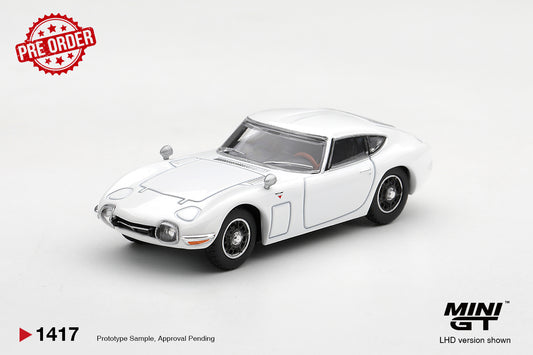 MINI GT Toyota 2000GT  Pegasus White | 1417 - PRE ORDER