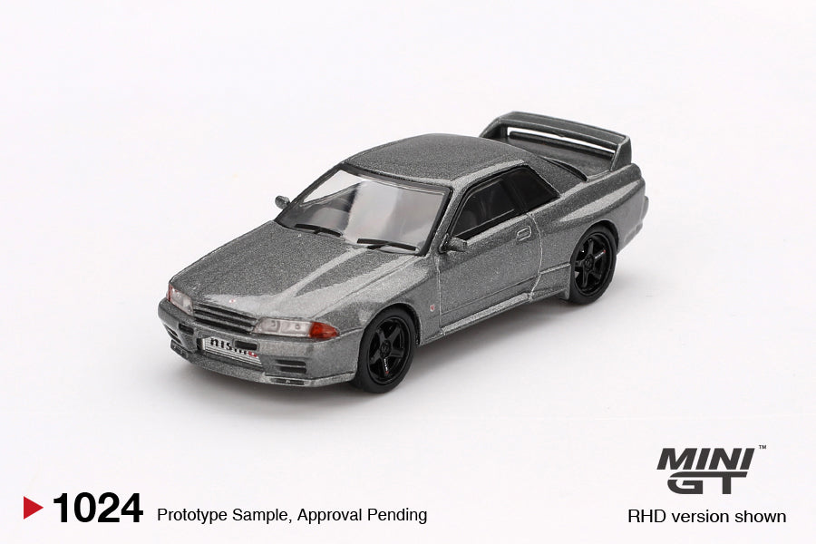 MINI GT Nissan Skyline GT-R (R32) NISMO BNR32 CRS Dark Metal Gray | 1024
