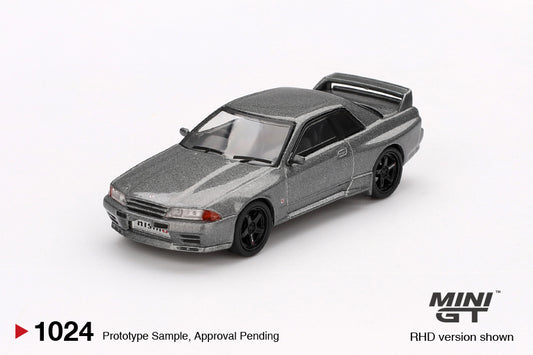 MINI GT Nissan Skyline GT-R (R32) NISMO BNR32 CRS Dark Metal Gray | 1024