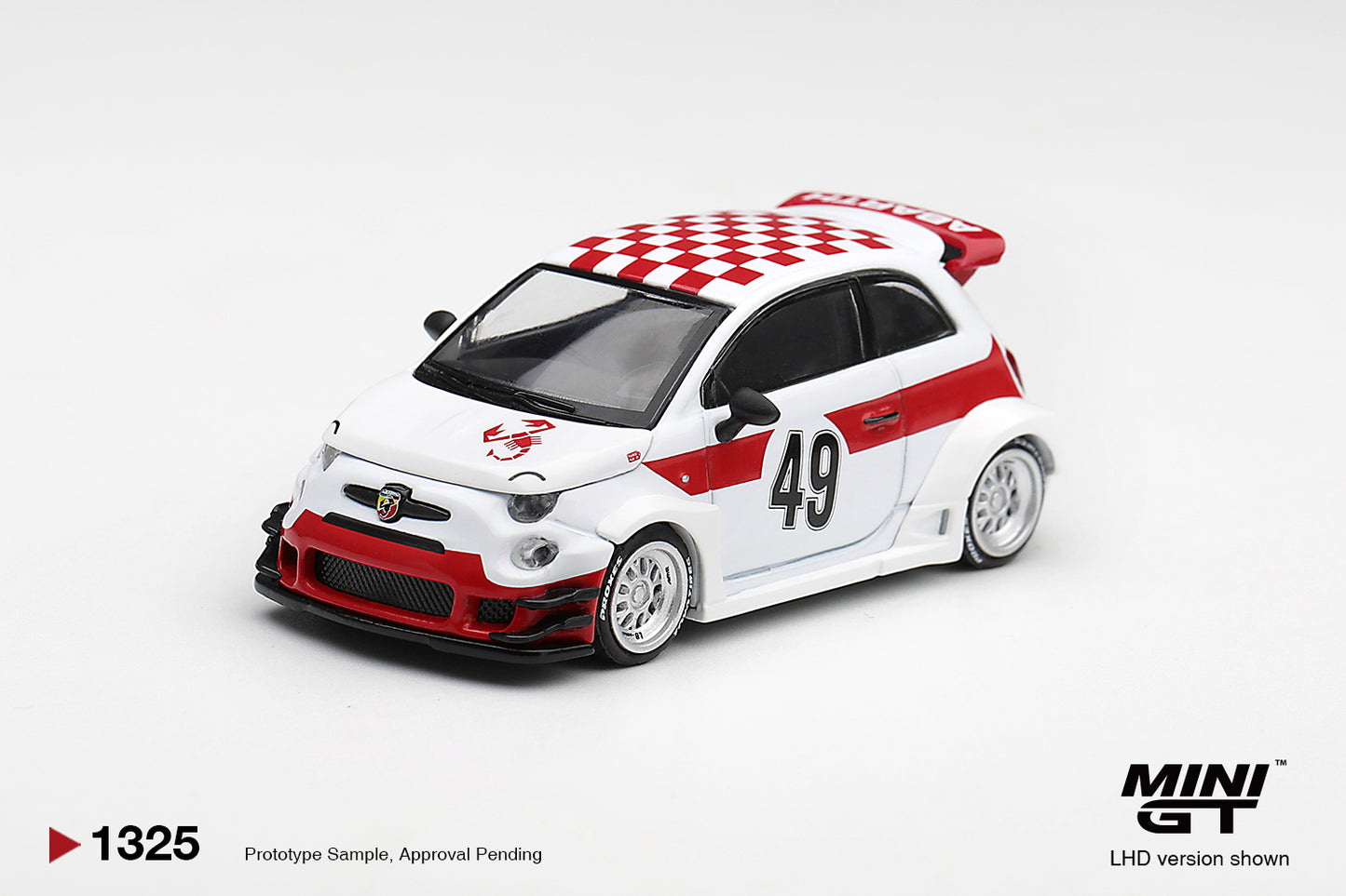 MINI GT Abarth 595 LB-Works x Abas Works 1000 TC Tribute | 1325 - PRE ORDER