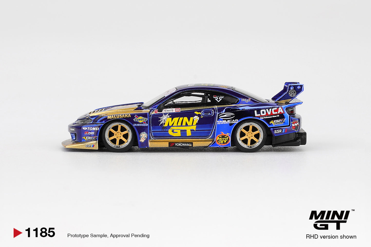 MINI GT Nissan LB-Super Silhouette S15 SILVIA #555 Formula Drift | 1185 - PRE ORDER