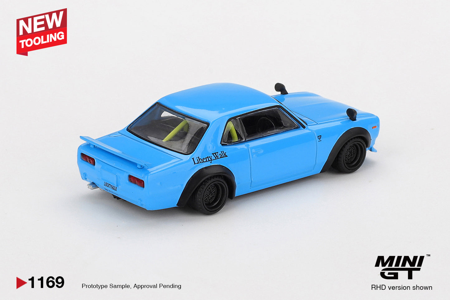MINI GT Nissan Skyline LB Works Hakosuka 1969 Baby Blue | 1169