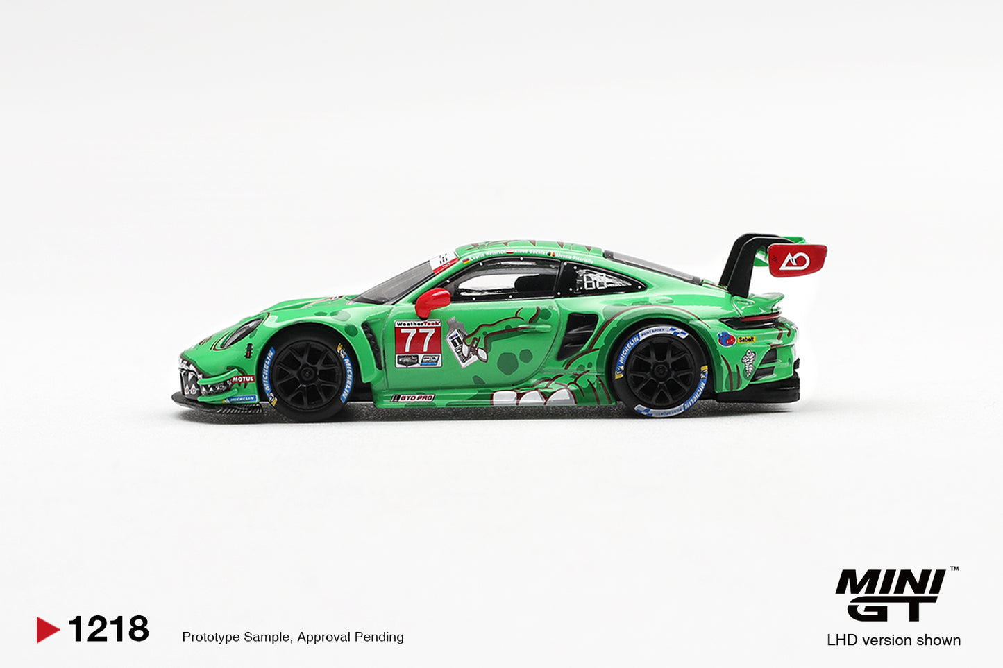 MINI GT Porsche 911 GT3 R (992) #77 AO Racing 2025 IMSA Sebring 12h | 1218 - PRE ORDER
