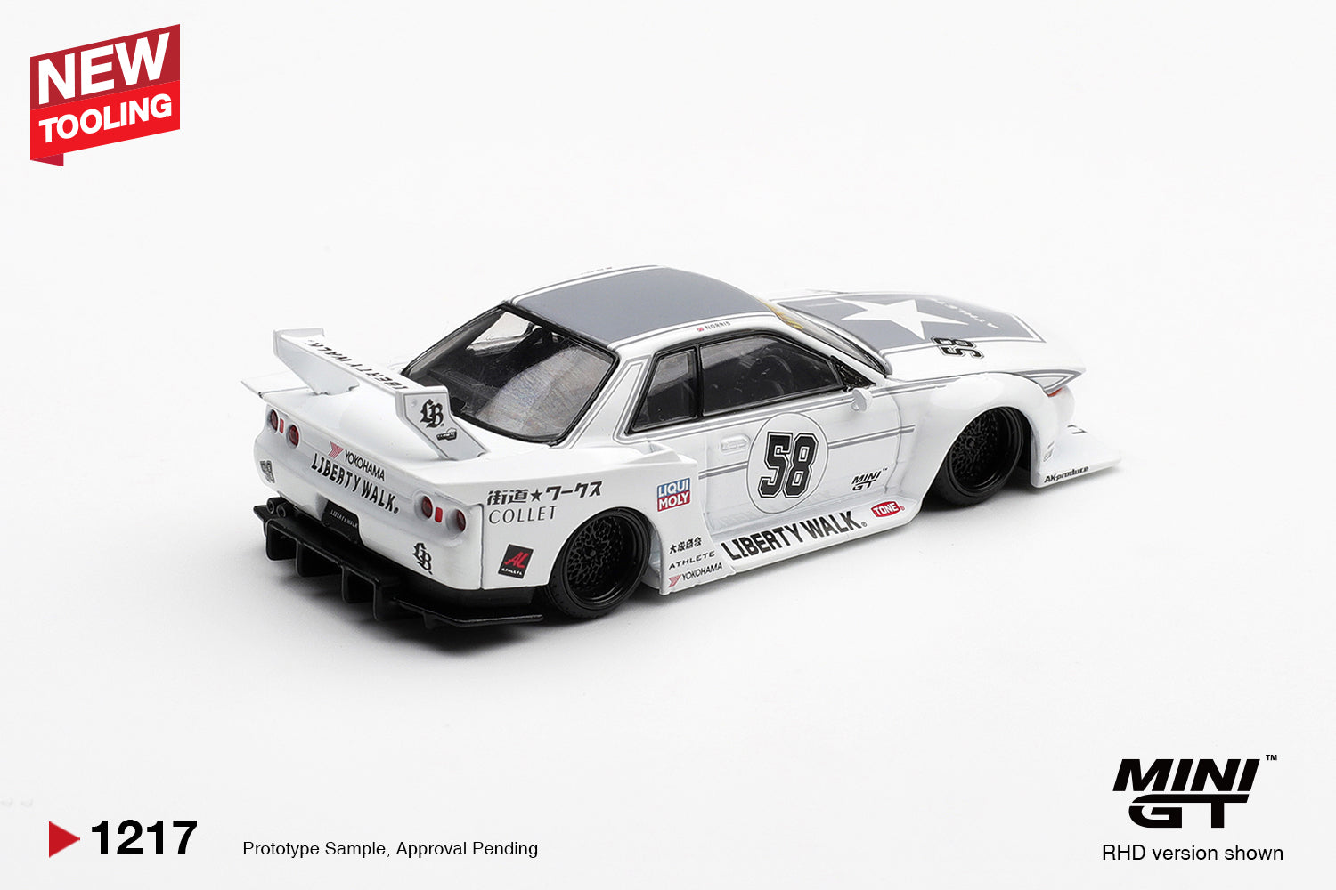 MINI GT Nissan Skyline GT-R (R32) Kaido Works TAS 2025 | 1217