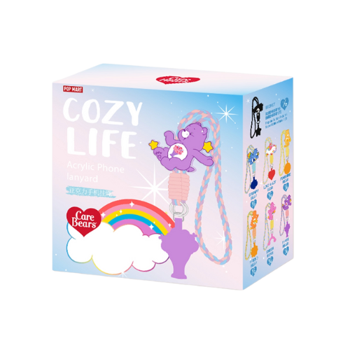 POP MART Care Bears Cozy Life Phone Charm (Blind Box)