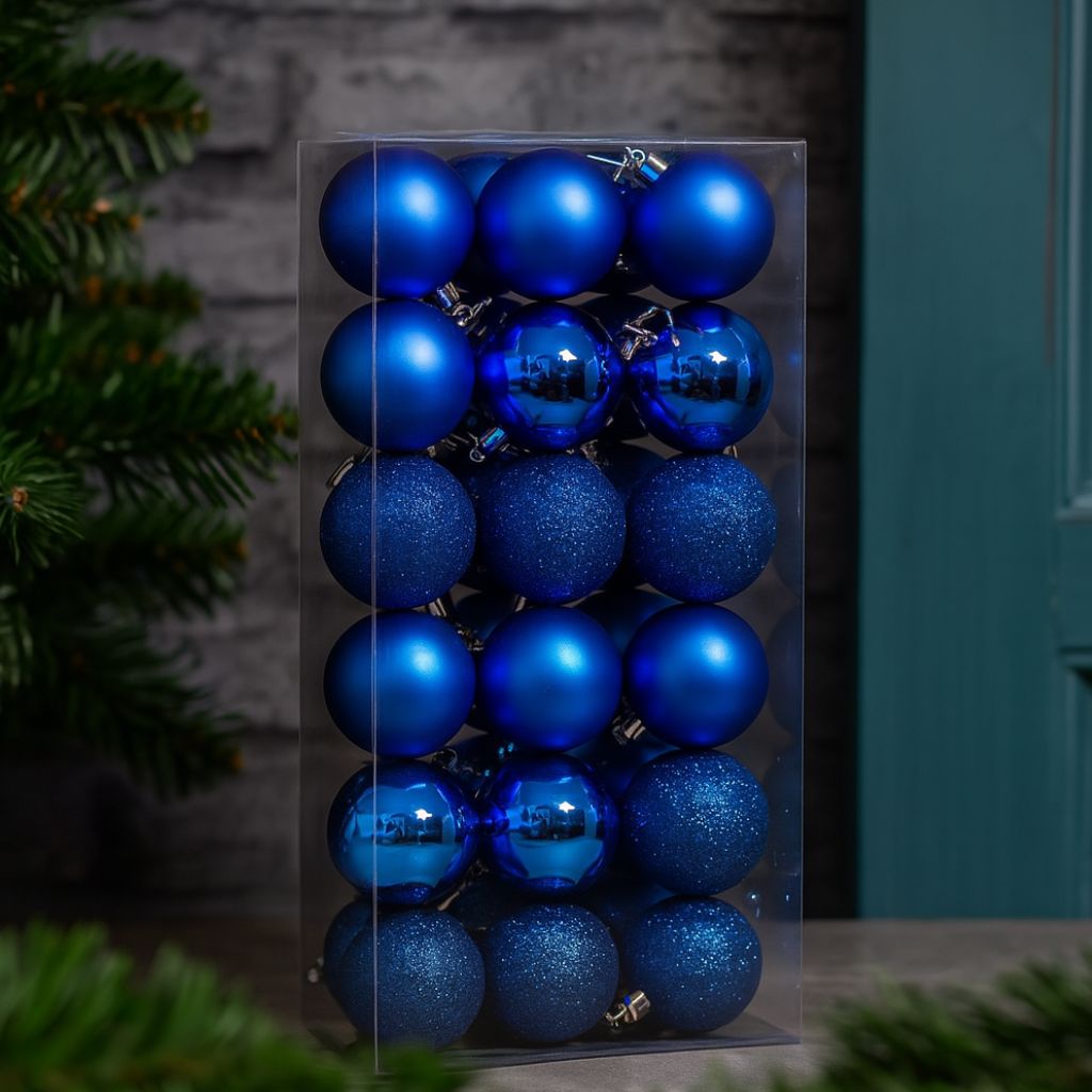 Set 36 Palline Blu | Little Beauty