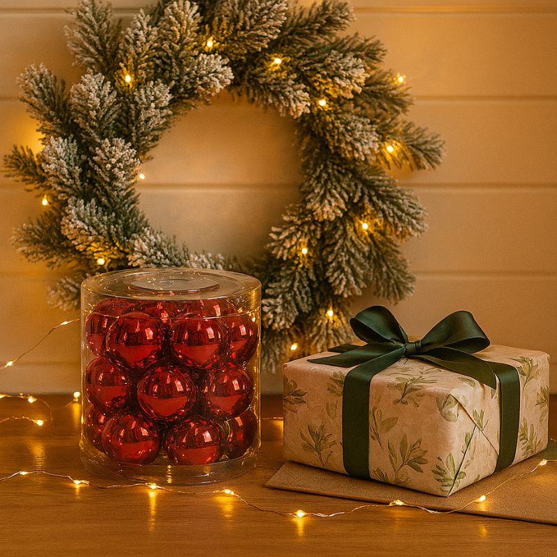 Set 21 Palline Rosse | Little Beauty