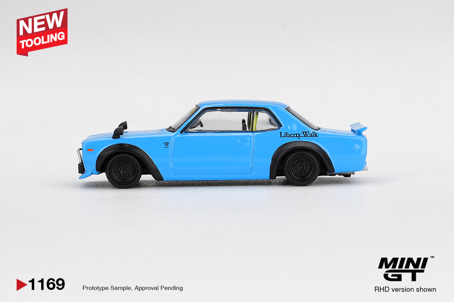MINI GT Nissan Skyline LB Works Hakosuka 1969 Baby Blue | 1169