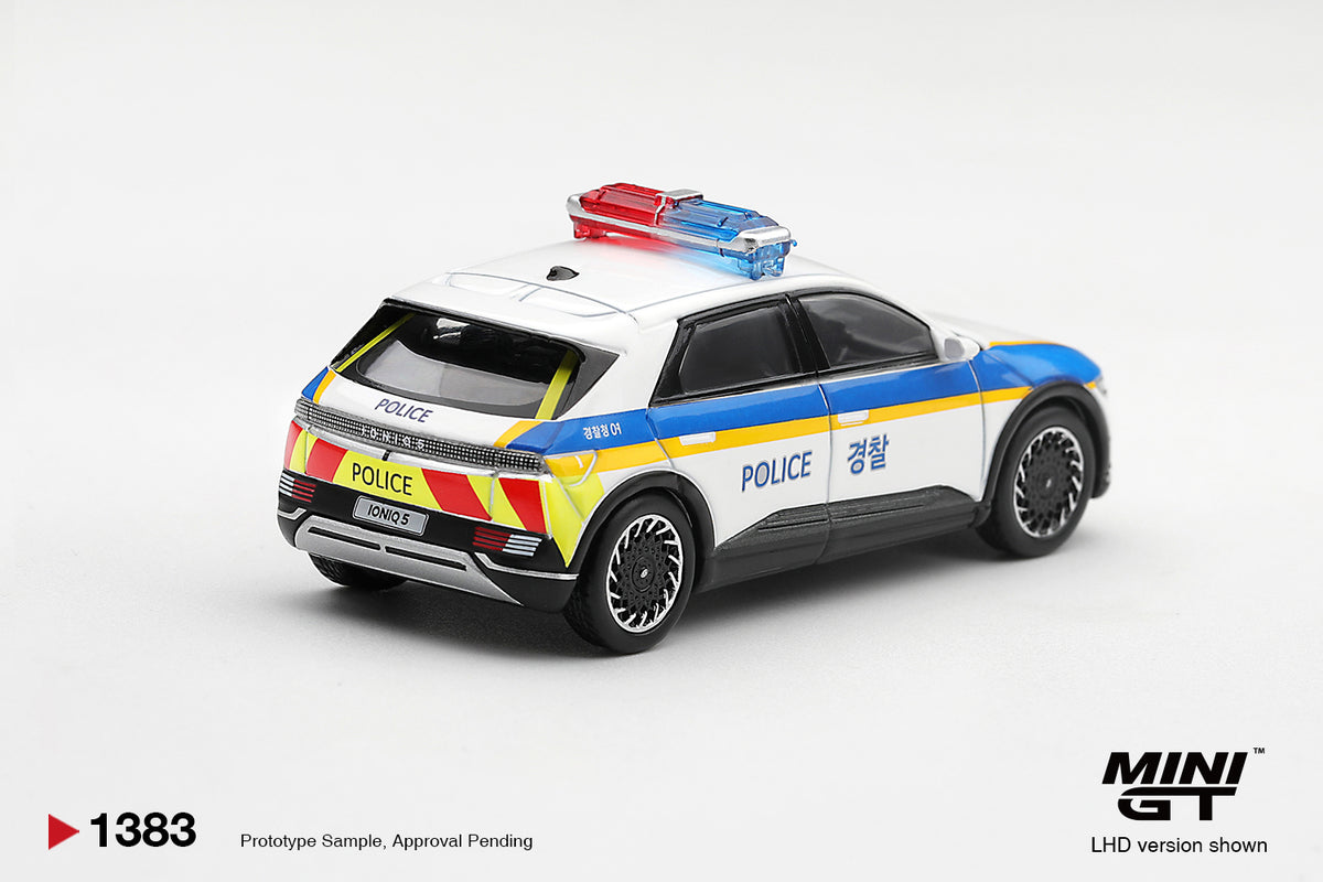 MINI GT Hyundai Ioniq 5 Police Car | 1383 - PRE ORDER