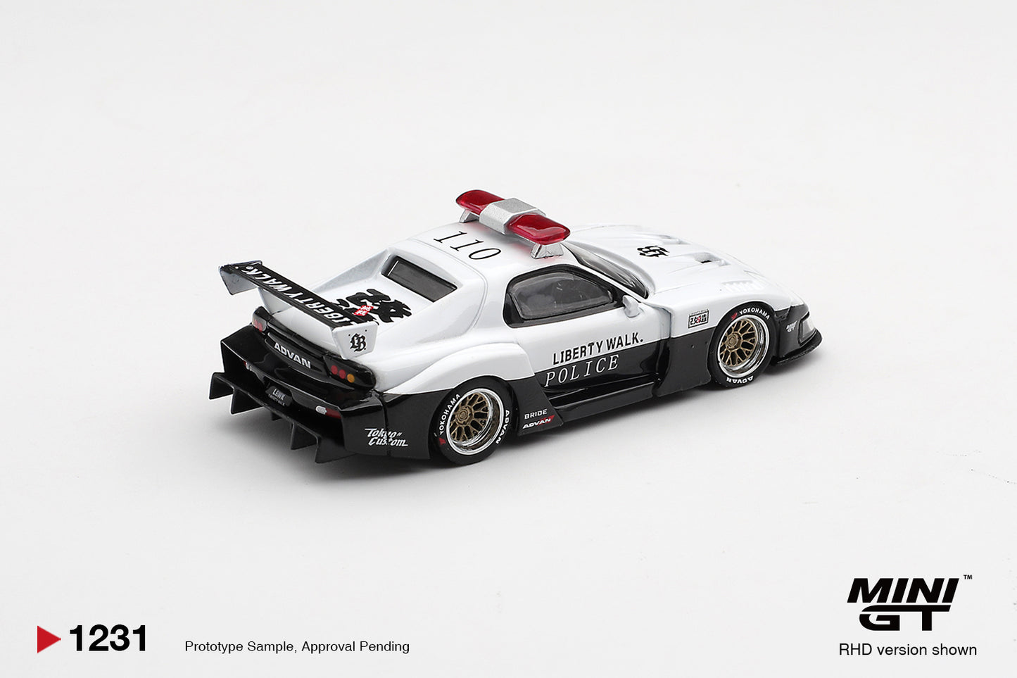 MINI GT Mazda RX-7 LB-Super Silhouette Police | 1231 - PRE ORDER