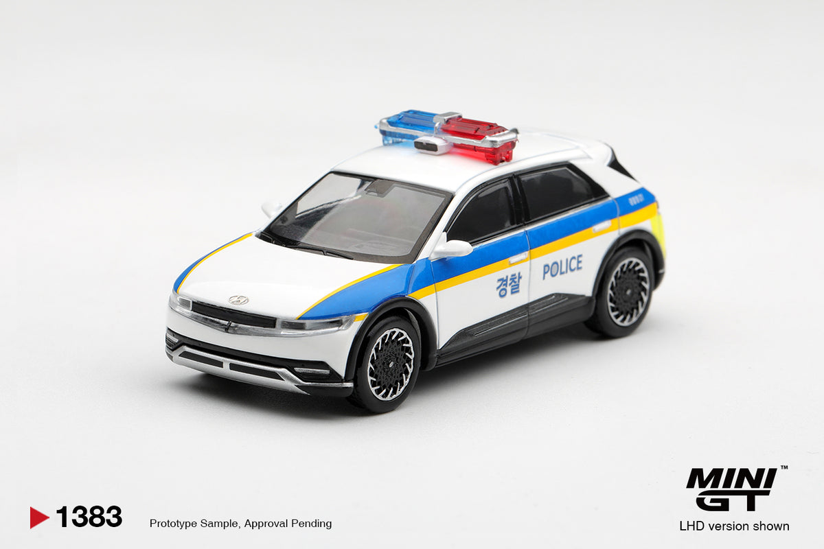 MINI GT Hyundai Ioniq 5 Police Car | 1383 - PRE ORDER