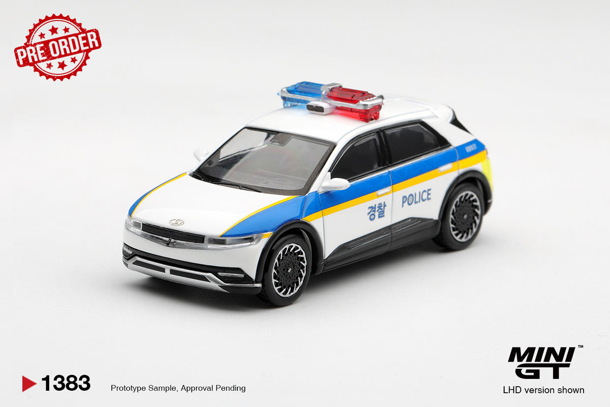 MINI GT Hyundai Ioniq 5 Police Car | 1383 - PRE ORDER