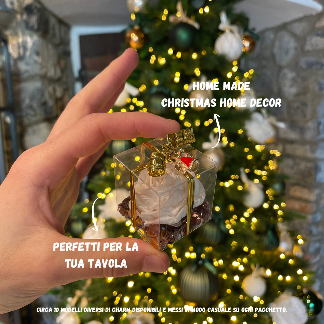 HAND MADE Mini Segnaposto Natalizio | 3 Colori