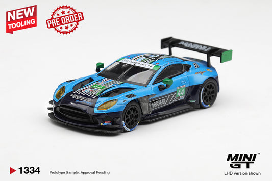 MINI GT Aston Martin Vantage GT3 Evo #44 Magnus Racing 2025 IMSA Daytona 24 Hrs | 1334 - PRE ORDER