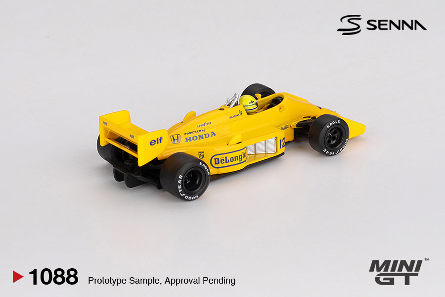 MINI GT Lotus 99T #12 Ayrton Senna 1987 Monaco GP Winner | 1088