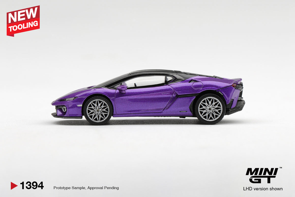 MINI GT Lamborghini Temerario Viola Pasifae | 1394 - PRE ORDER