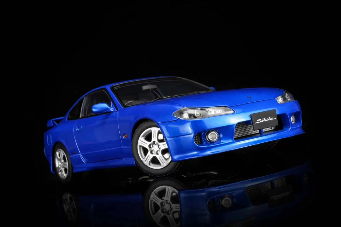 MOTORHELIX Nissan Silvia (S15) Spec-R Aero 1999 Blue Met | 1:18 - PRE ORDER