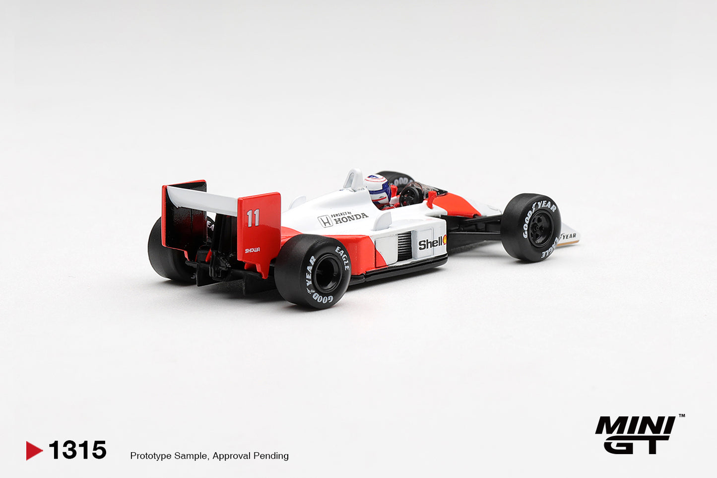MINI GT McLaren MP4/4 #11 Alain Prost 1988 (Canadian GP 2nd Place) | 1315 - PRE ORDER