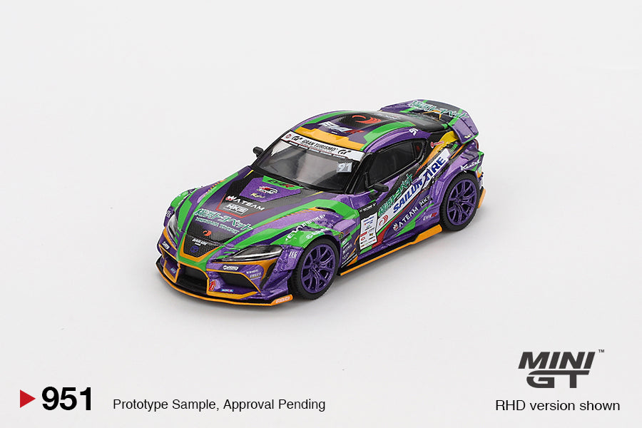 MINI GT Toyota GR Supra KUHL 2021 D1GP Evangelion Racing | 1083