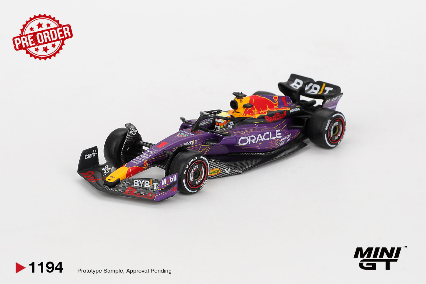 MINI GT Oracle Red Bull Racing RB19 #1 Max Verstappen 2023 F1 2023 Las Vegas GP Winner | 1194 - PRE ORDER