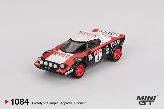 MINI GT Lancia Stratos HF #4 1978 Rally San Remo Winner | 1084