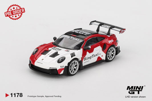 MINI GT Porsche 911 (992) GT3 RS Weissach Ring Taxi | 1178 - PRE ORDER