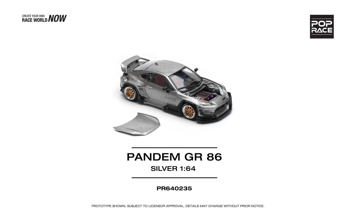 POP RACE Toyota GR 86 Pandem 2022 | 1:64