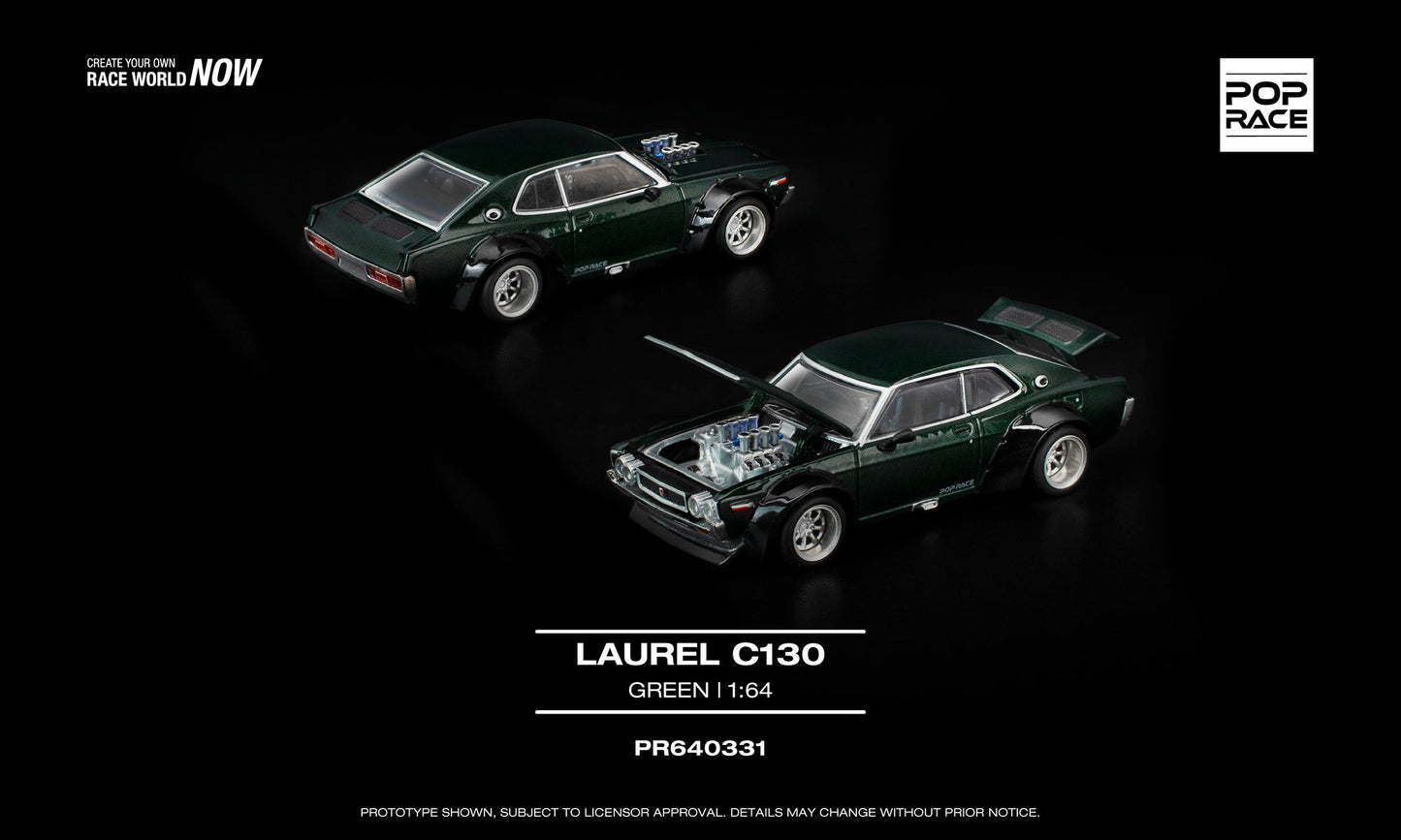 POP RACE Nissan Laurel (C130) 1972 | 1:64 - PRE ORDER