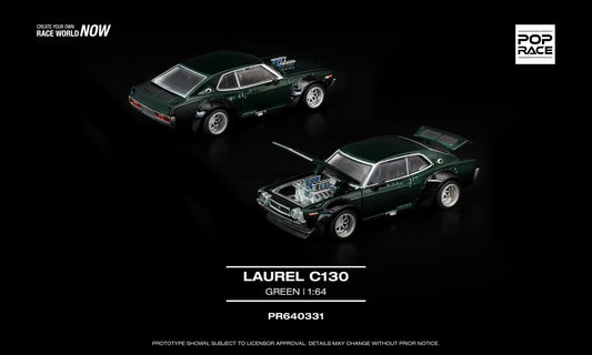POP RACE Nissan Laurel (C130) 1972 | 1:64 - PRE ORDER