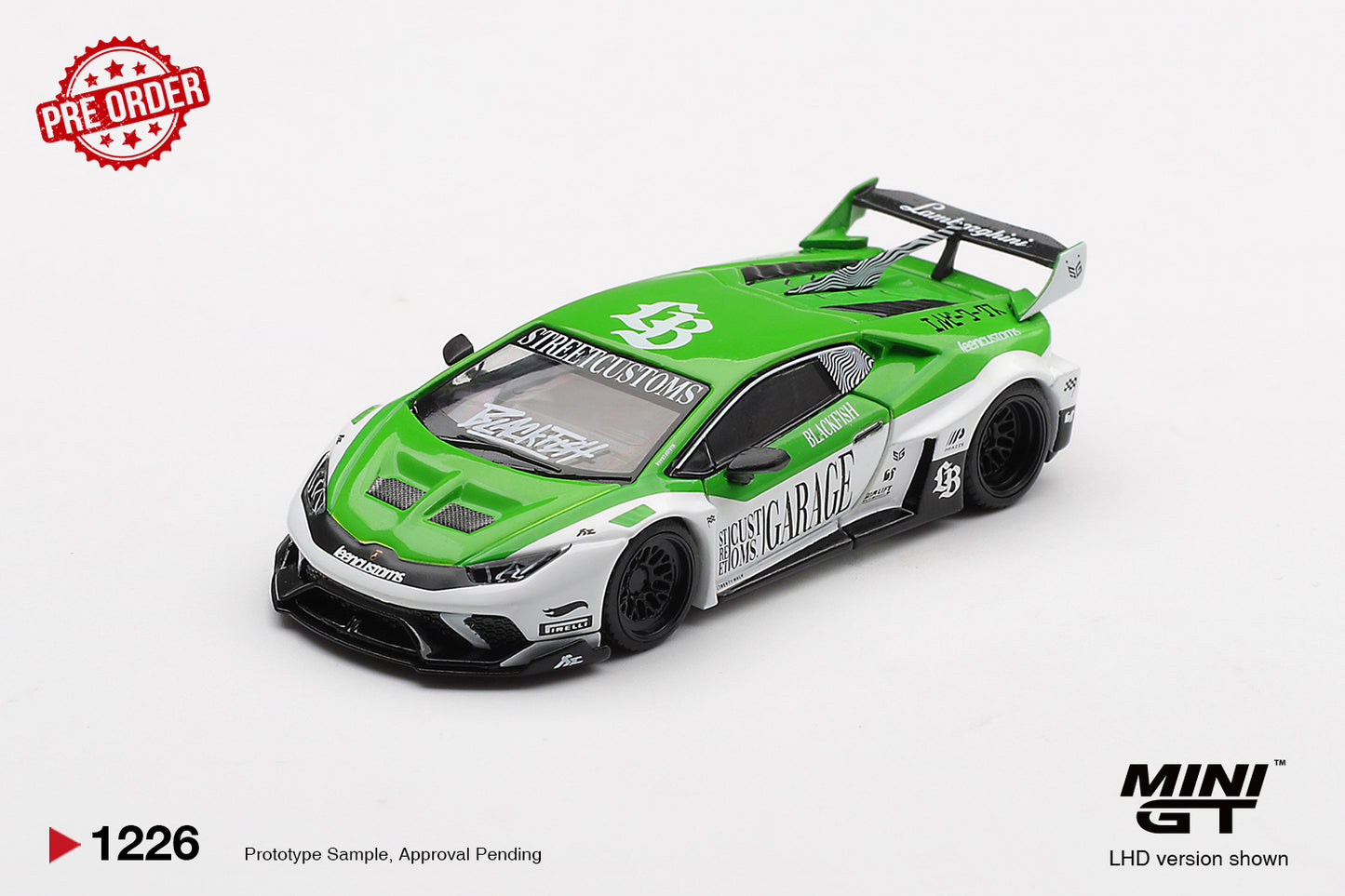 MINI GT LB Works Lamborghini Huracán GT (Street Customs) | 1226 - PRE ORDER