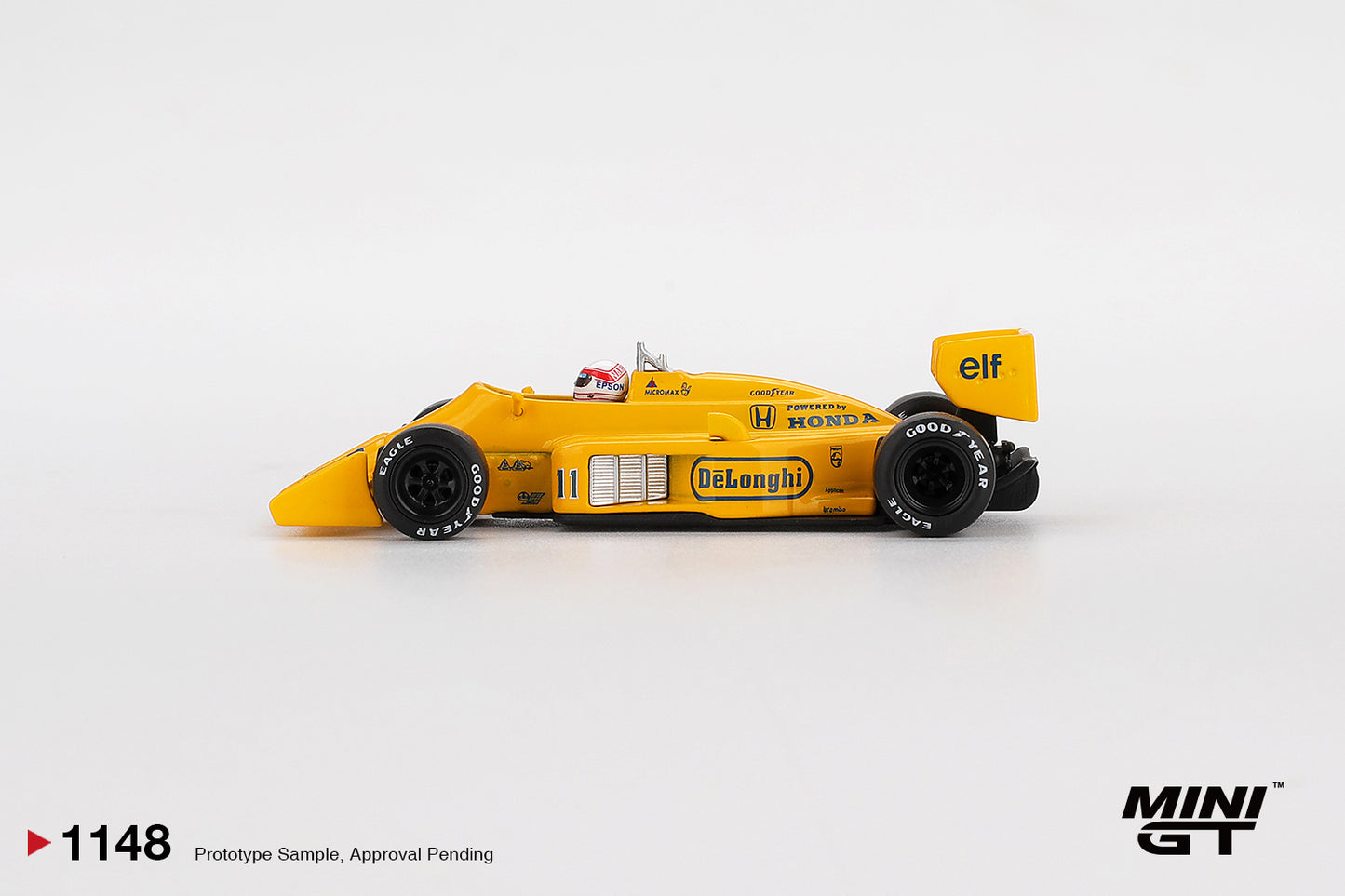 MINI GT Lotus 99T #11 Satoru Nakajima 1987 Monaco Grand Prix | 1148